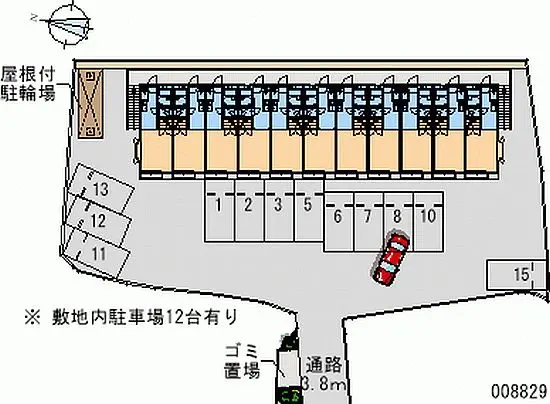 ★手数料０円★泉佐野市高松北２丁目　月極駐車場（LP）